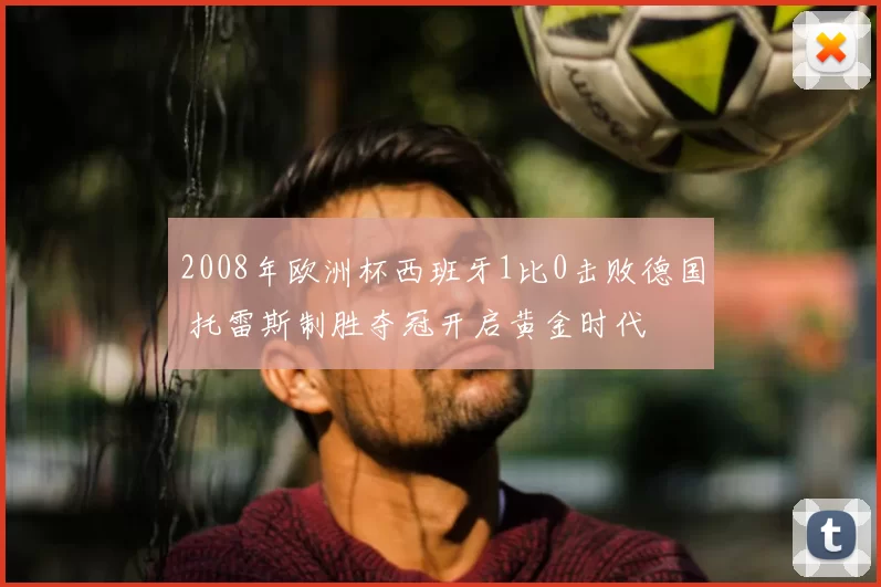 2008年欧洲杯西班牙1比0击败德国 托雷斯制胜夺冠开启黄金时代